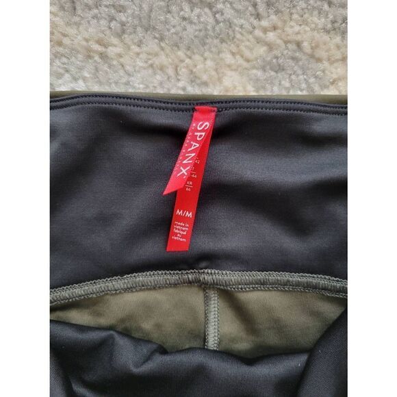 Spanx Faux Leather olive M - Picture 10 of 11